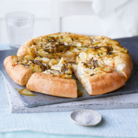 Jersey Royal, garlic and herb focaccia 