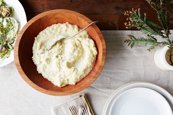 Jerusalem artichoke and apple purée