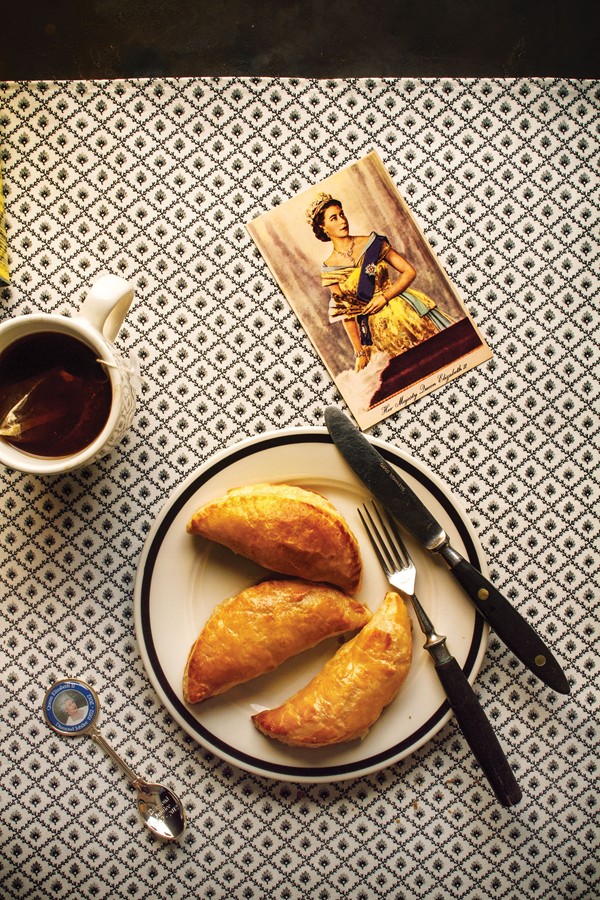 Jerusalem artichoke and Comté pasties