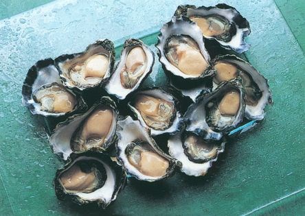 Jerusalem artichoke and oyster soup