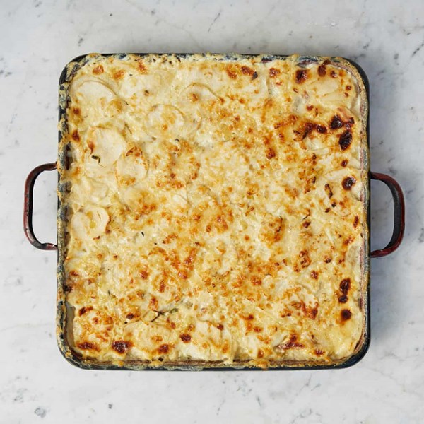 Jerusalem artichoke gratin