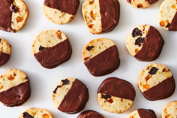 Jeweled butter cookies