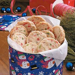 Jeweled coconut crisps