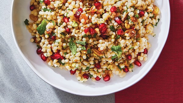 Jeweled Israeli couscous