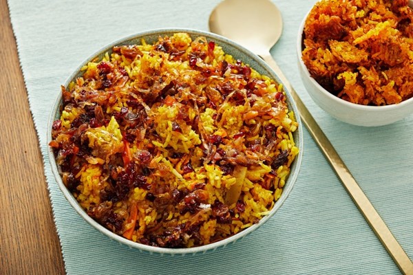 Jeweled rice (Javaher polow)