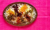 Jeweled rice (Morasa pulao)