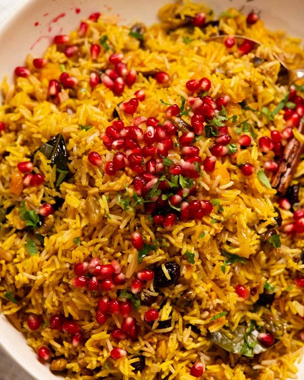 Jewelled rice pilaf 