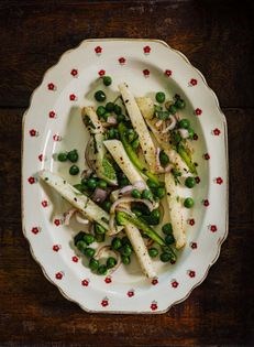 Jicama & pea salad with yuzu vinaigrette