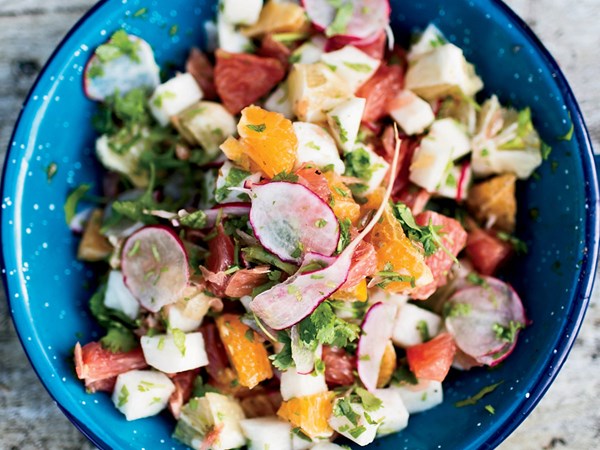 Jicama and citrus salad