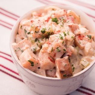 Jicama "potato" salad