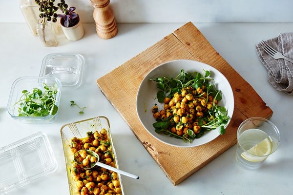 Joan's on Third's curried chickpeas