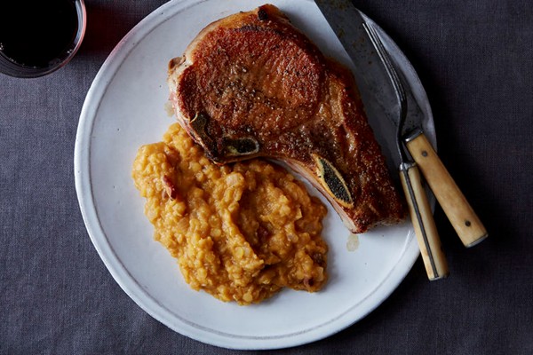 Joe Beef's lentils like baked beans