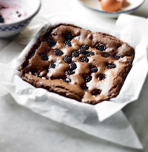 Joe's blackberry brownies