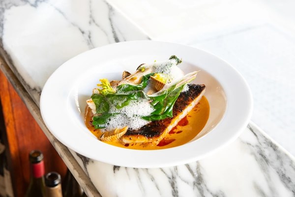 John Dory, chicken wing sauce and bouillabaisse  [Max Coen]