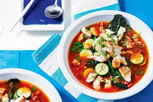 John Dory minestrone
