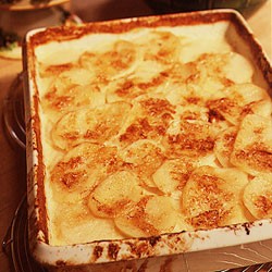 Johnny Schmitt's potato gratin