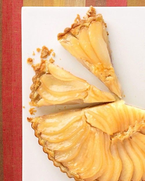 John's pear and almond-cream tart