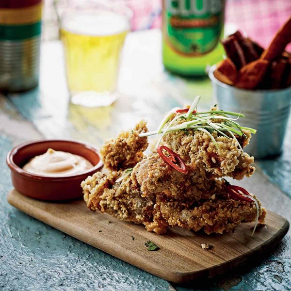 Jollof fried chicken