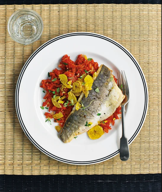 Jollof-style rice & fish