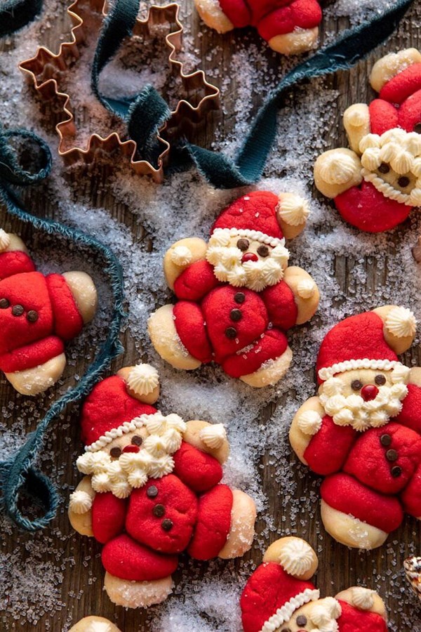 Jolly Santa cookies