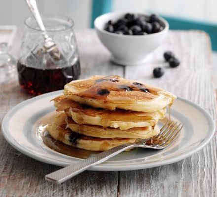 Jonah's favourite blueberry pancakes