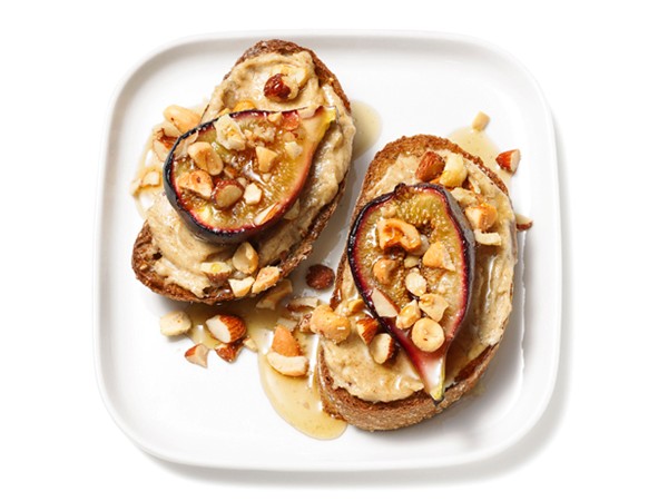 Jonathan's nutty fig toast
