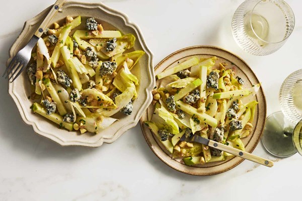 José Andrés' apple salad with almonds and blue cheese