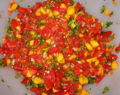 Josh’s mango salsa