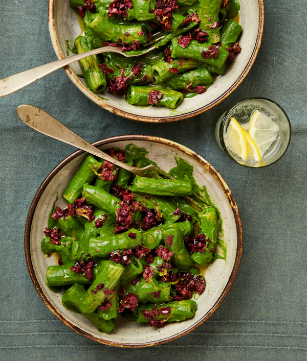 Joy's creamy green pasta