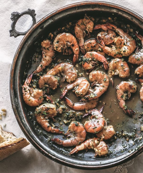 Jubilee's Louisiana barbecued shrimp [fish stock]