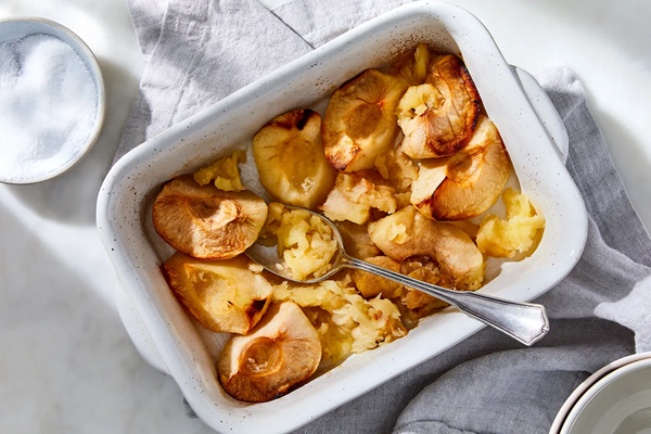 Judy Rodgers' roasted applesauce (and savory apple charlottes)