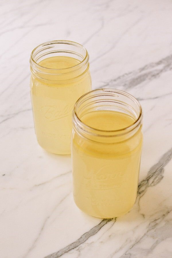 Judy’s easy homemade chicken stock