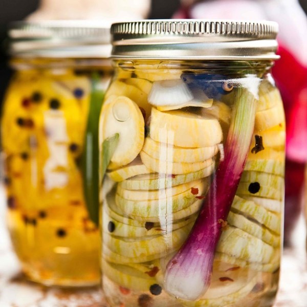 Judy's pickled squash