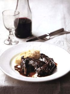 Jugged hare with soft polenta and Parmesan