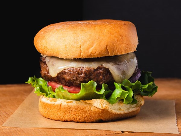 Juicy broiled burgers
