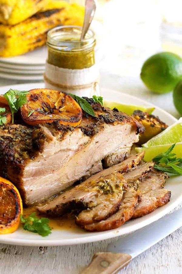Juicy Cuban mojo roast pork [from "Chef" movie]