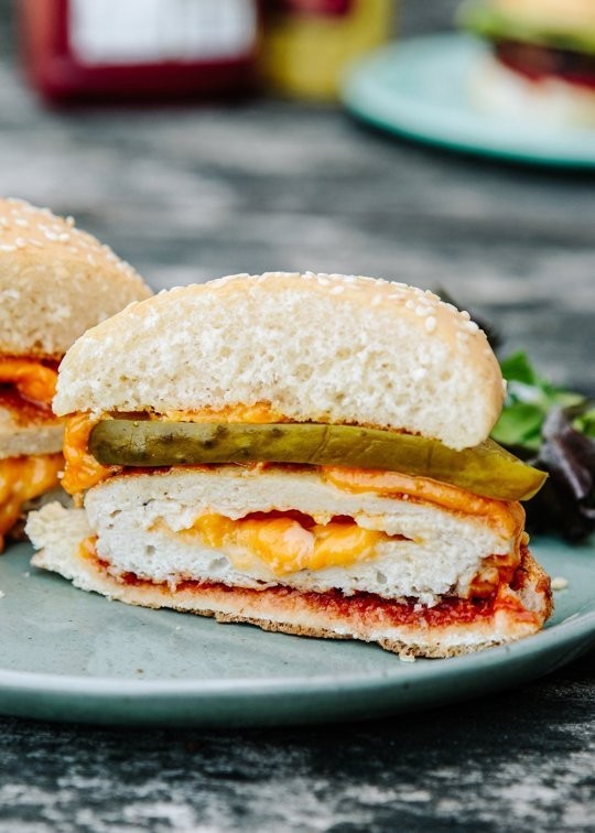 Juicy Lucy turkey burgers