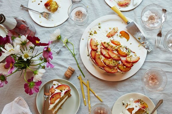 Julia Busuttil's whipped ricotta frosting