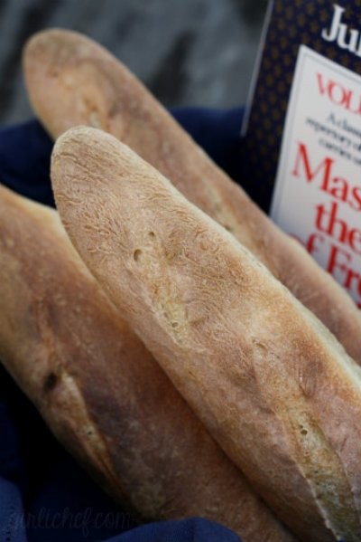 Julia Child's French bread: bâtards