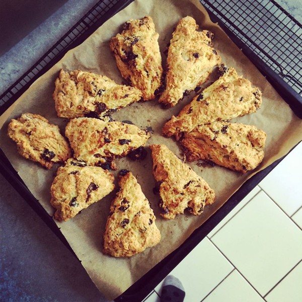 Julia Ziegler-Haynes' prune and caraway scones