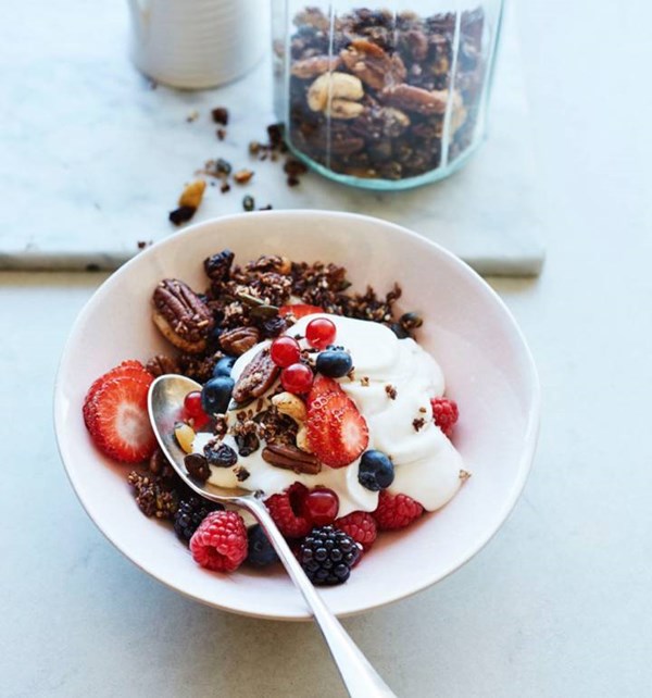 Julie Montagu's chocolate and coconut granola