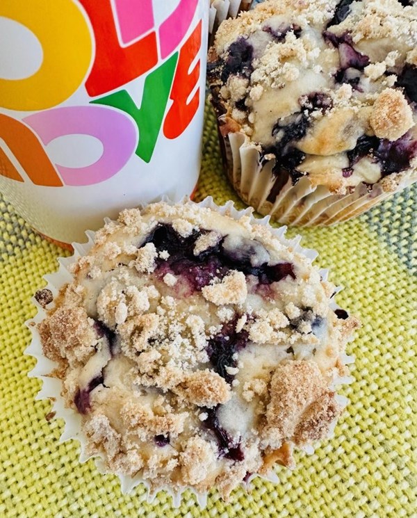 Jumbo blueberry muffins