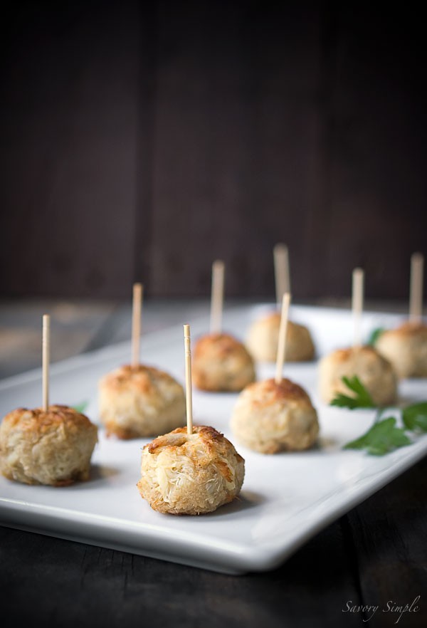 Jumbo lump crab cake bites