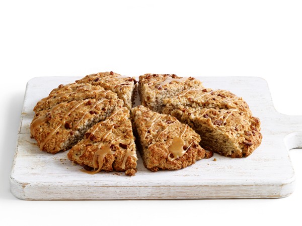 Jumbo maple-pecan scone