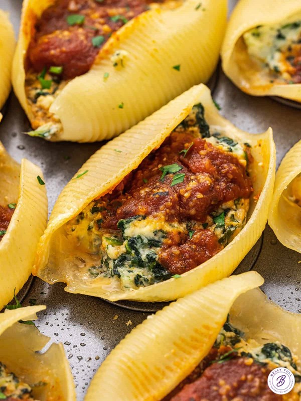 Jumbo stuffed shells appetizer