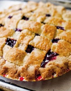 Juneberry pie