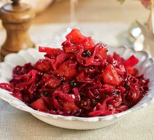 Juniper & apple red cabbage 