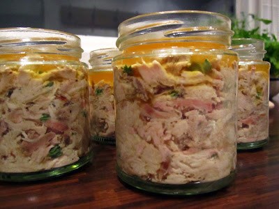 Juniper and wood-smoked potted pheasant