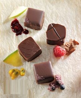 Juniper berry & blackcurrant couture chocolates