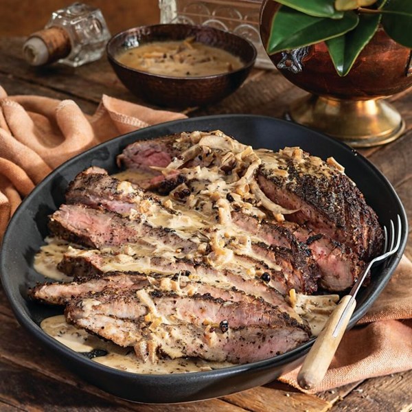 Juniper gin steak